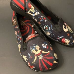 Artistic Women's Black Slip-On Flats